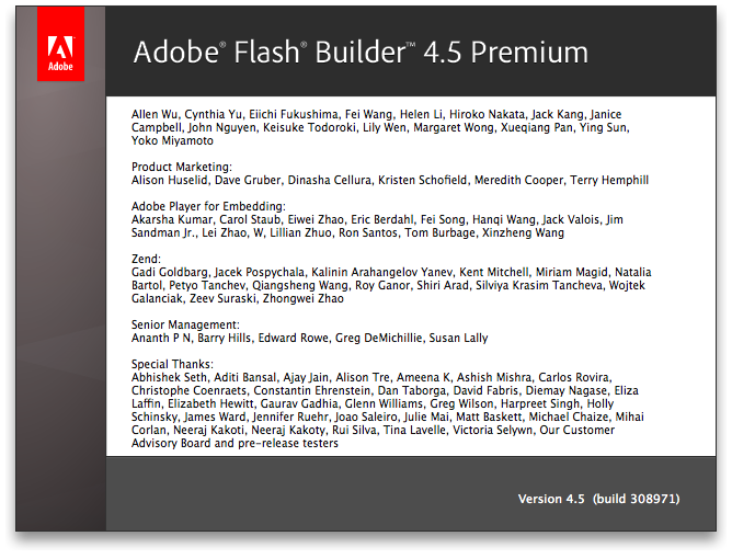 Flash Builder 45 Premium Credits
